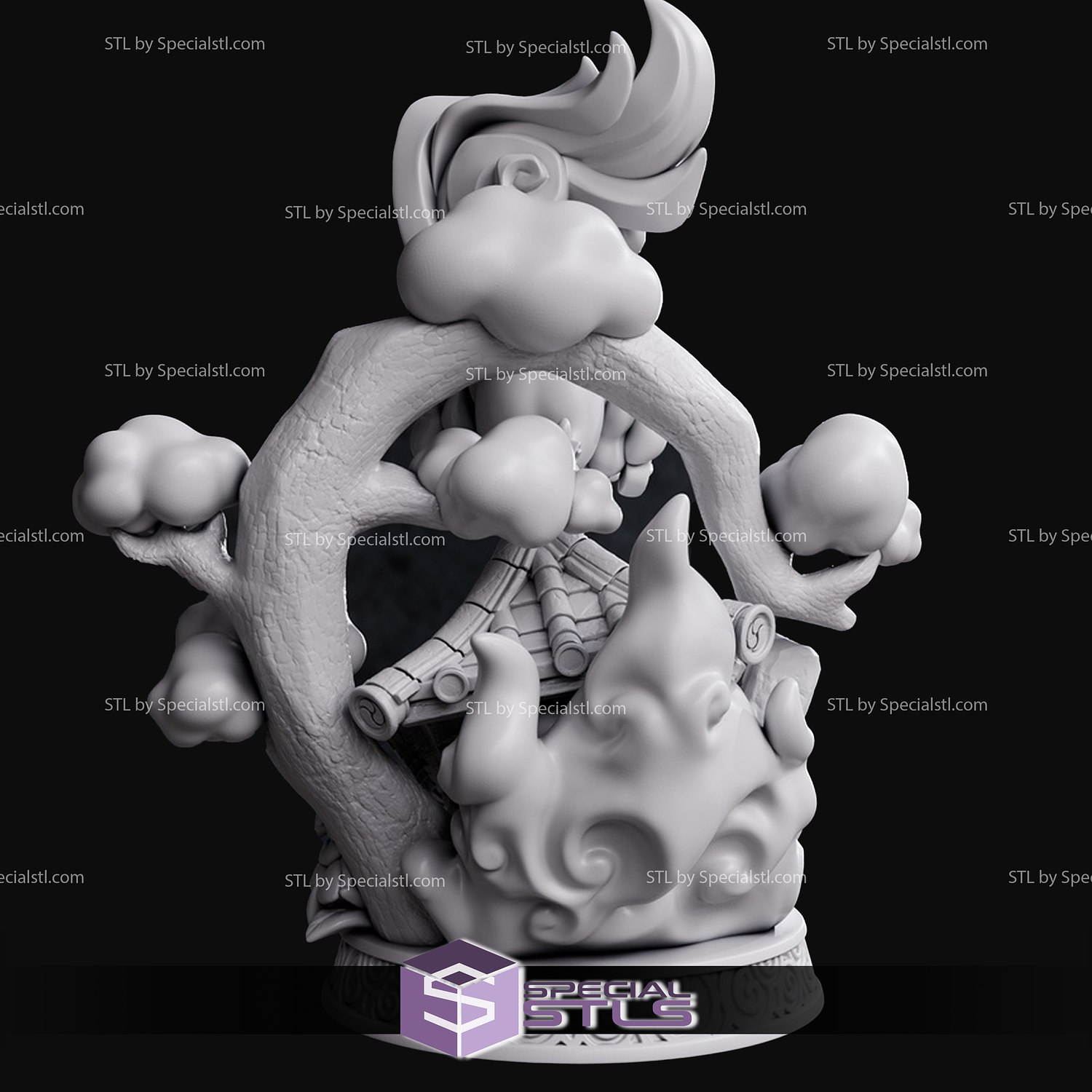 STL file Amaterasu (Okami) 🐺・Design to download and 3D print・Cults