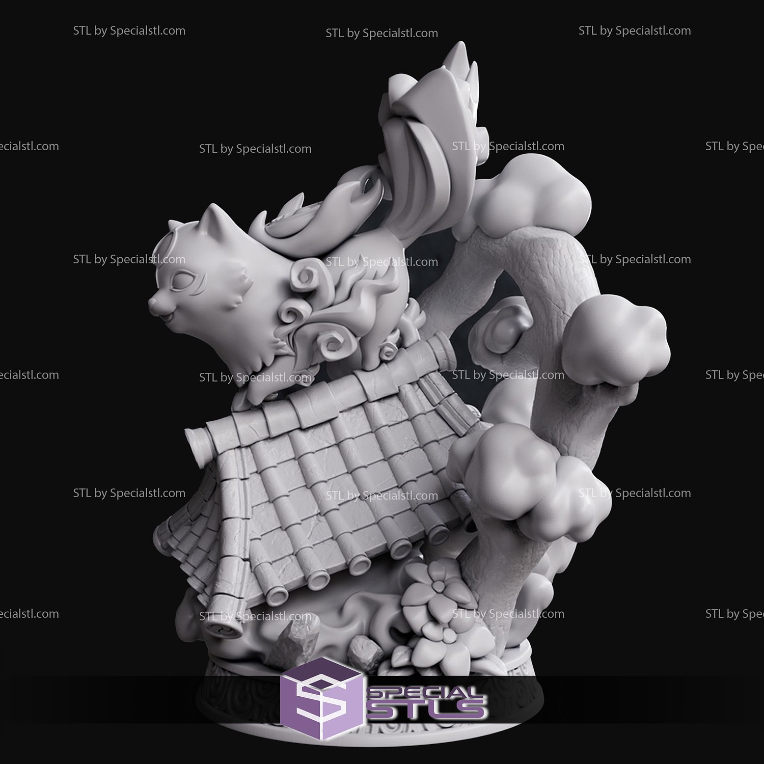 Chibi Amaterasu - Okami 3D model 3D printable