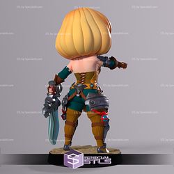 Chibi Armor Girl