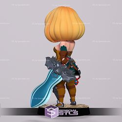 Chibi Armor Girl