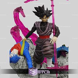 Goku Rose and Trunks