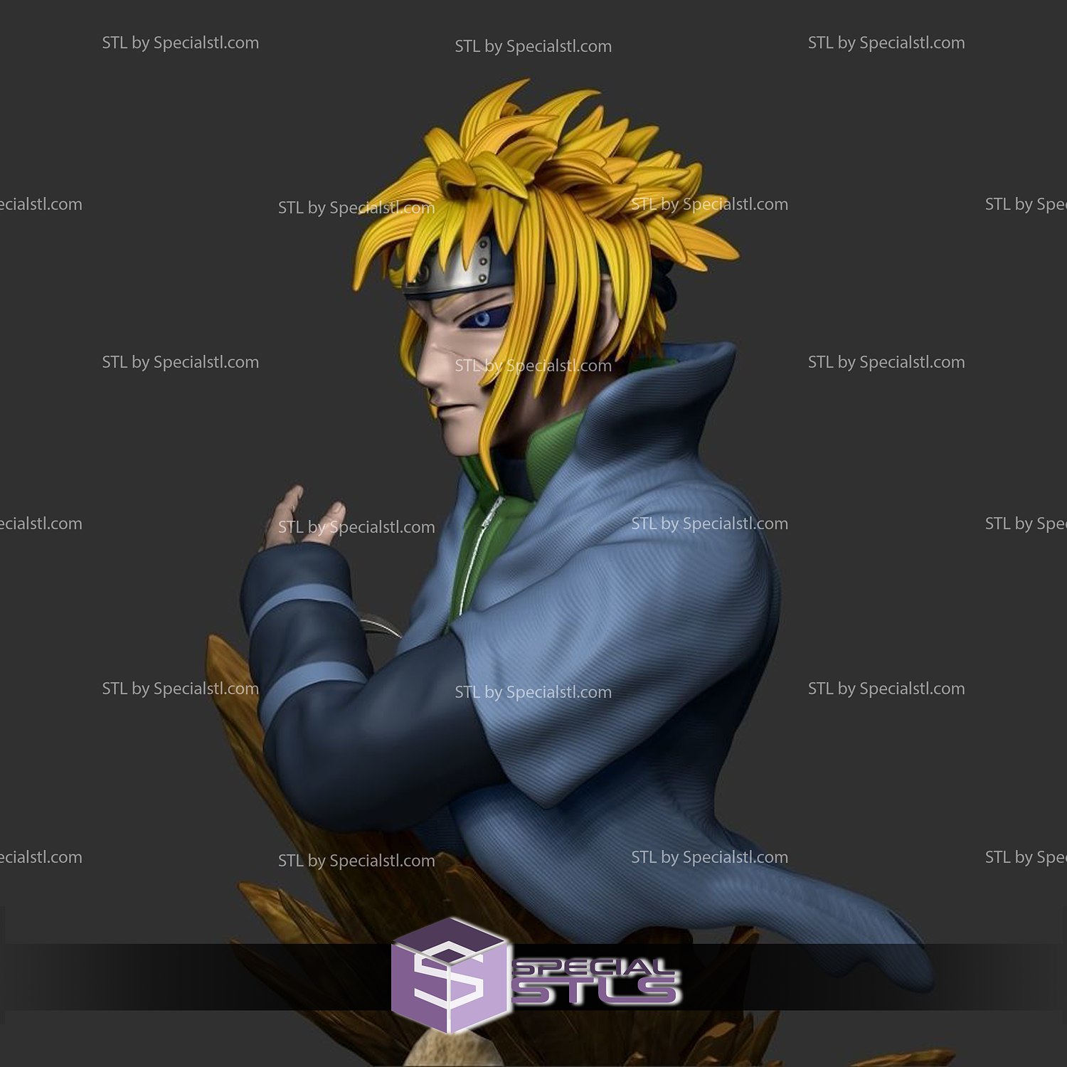 Minato Hokage 3D model 3D printable