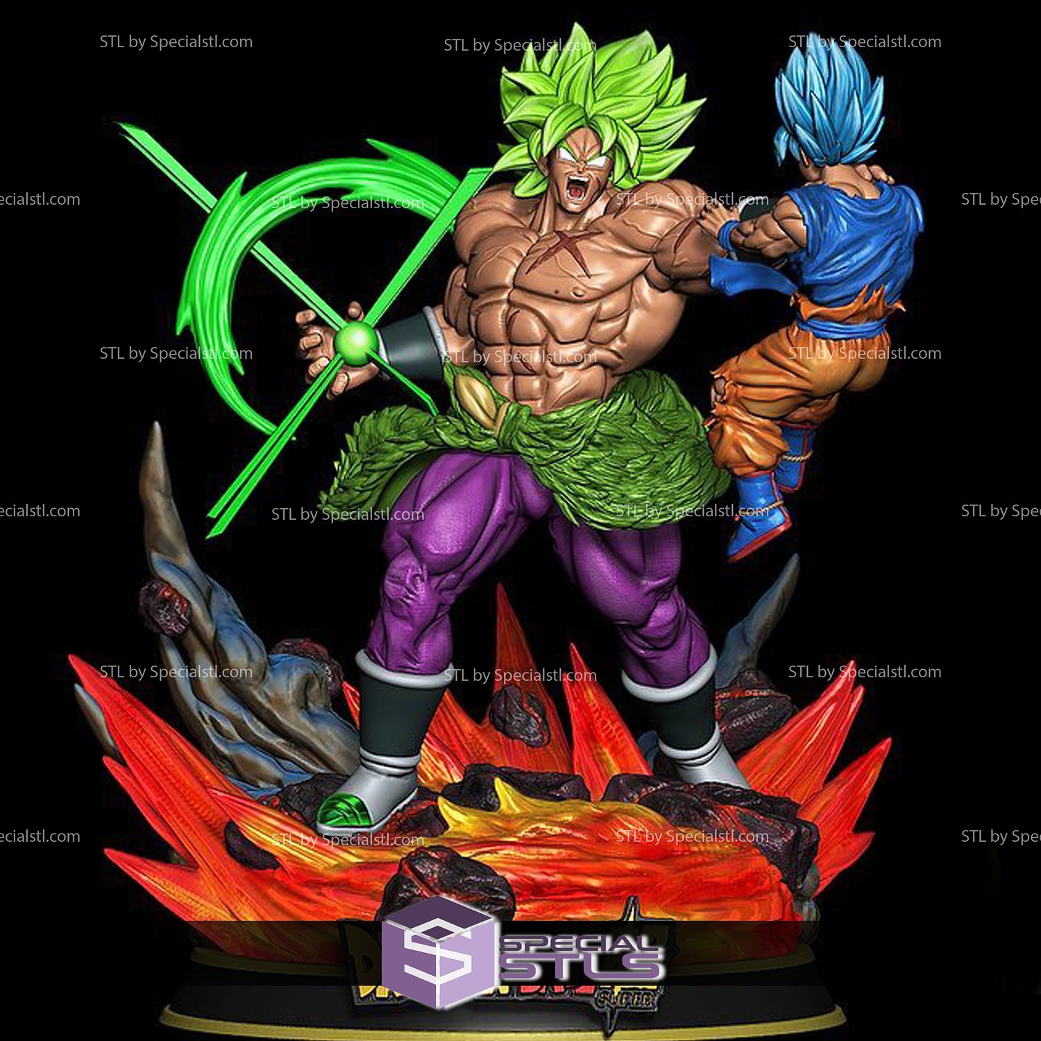 Broly Vs Goku Final Attack Specialstl 