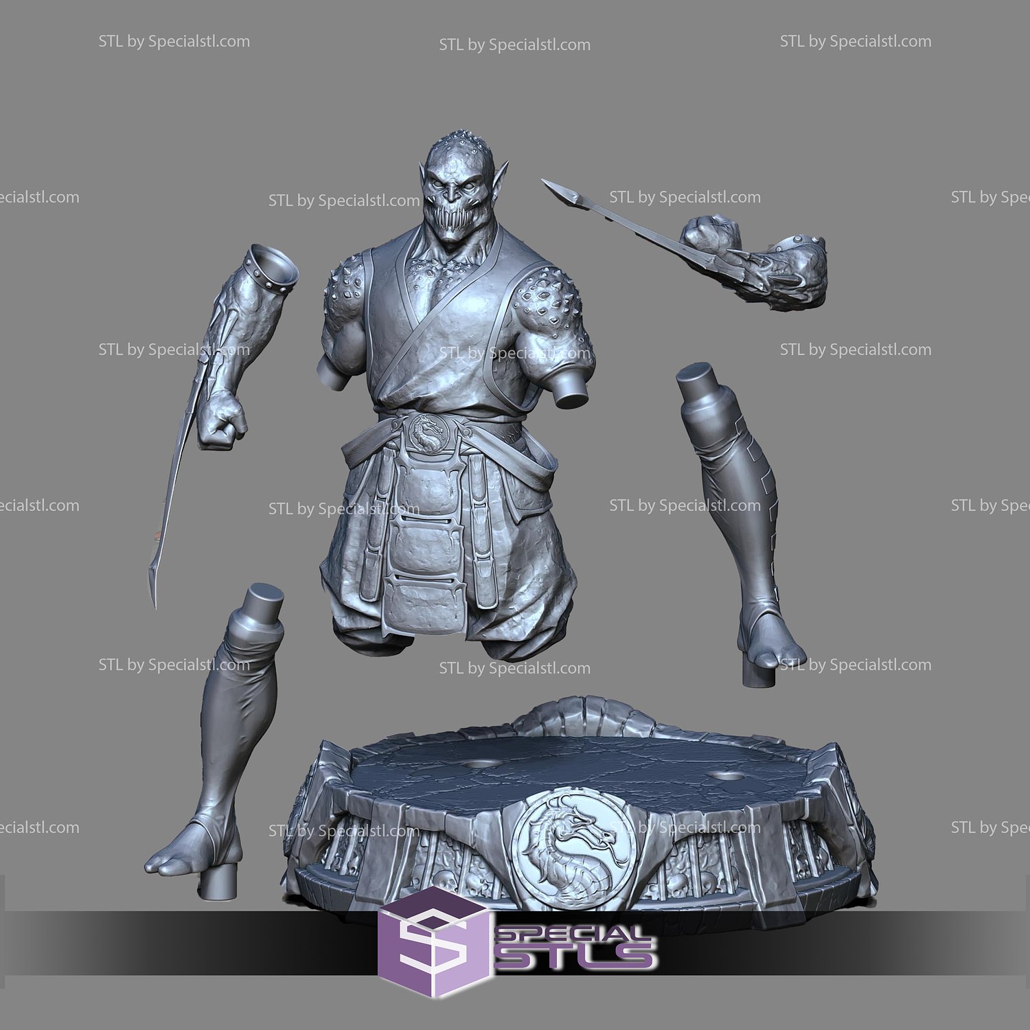 STL file Baraka - Mortal Kombat II - Bust 👤・3D printing idea to  download・Cults