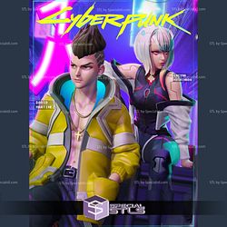 Lucy and David from Cyberpunk