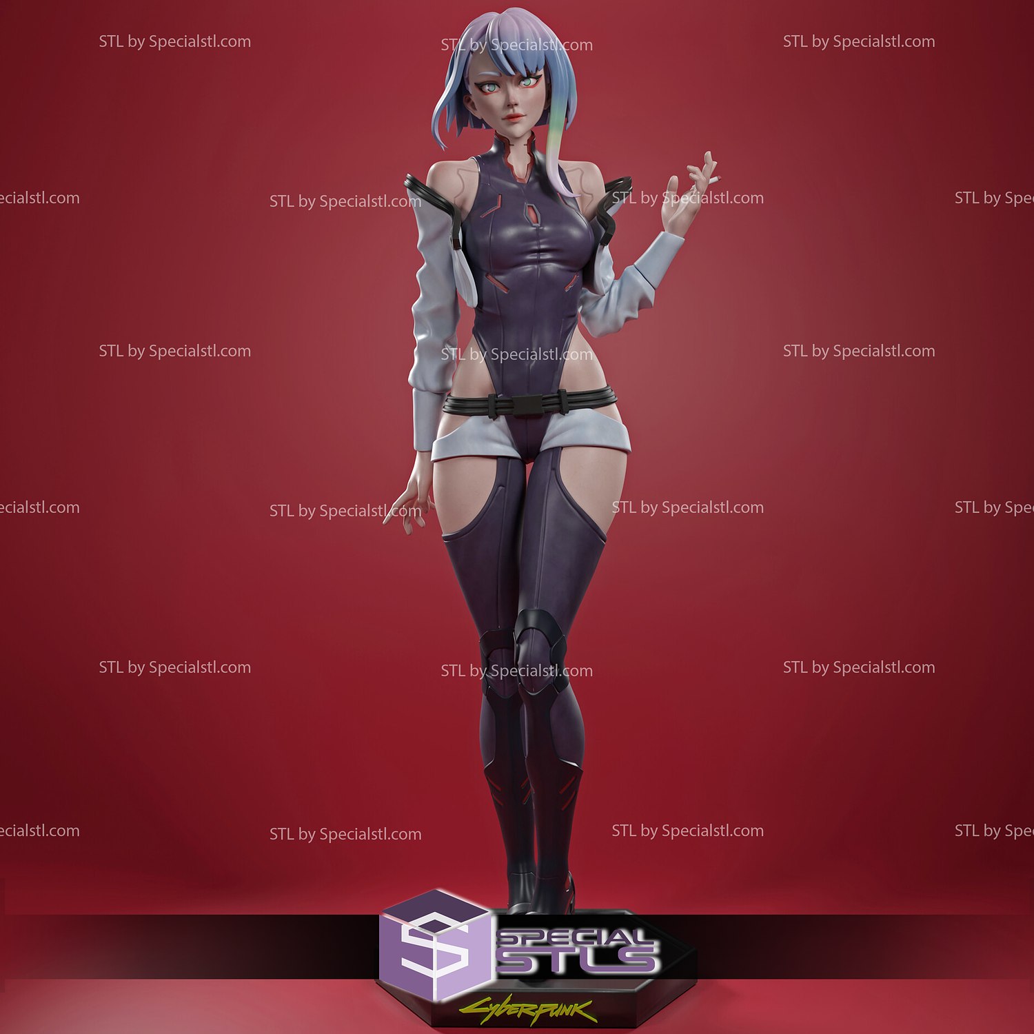 Lucy - STL Cyberpunk Edgerunners Anime Model Figure