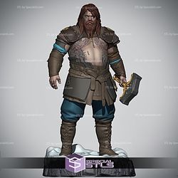 STL file Thor - God of War - Ragnarok 🌩️・3D printing idea to