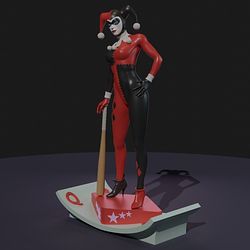 Harley Quinn In The Clown Suit