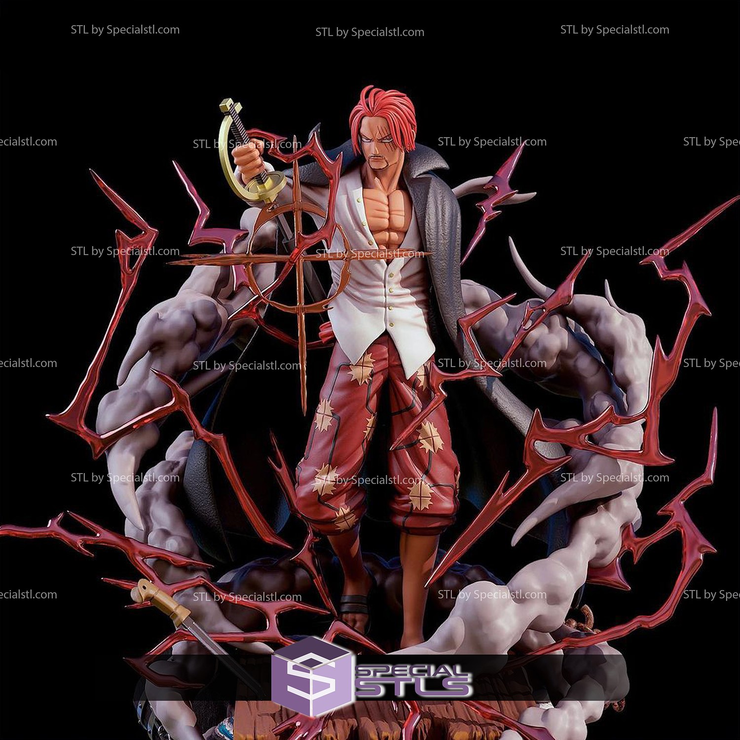 One Piece Figure - Shanks Red Haki