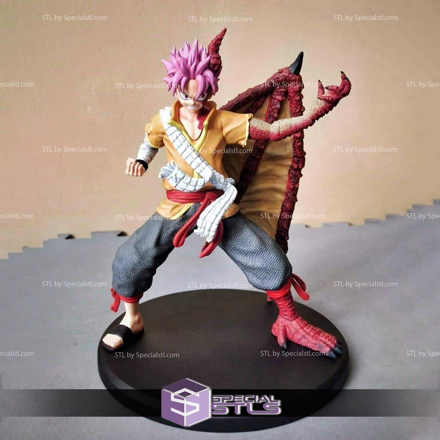 3D file CUADRO NATSU DRAGON 🐉・3D printer design to download・Cults