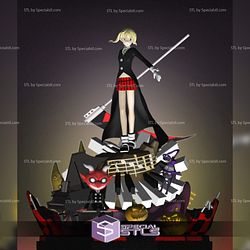 Soul Eater Maka 3D Model Standing