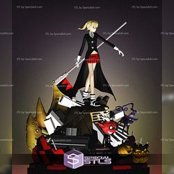 Soul Eater Maka 3D Model Standing