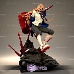 Power 3D Model Action Pose