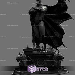 Batman 3D Model Stand on Demon Base