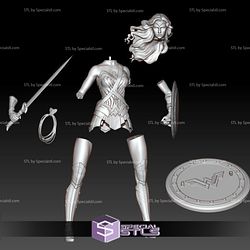 Gal Gadot Wonder Woman 3D Model