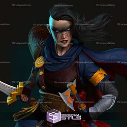 Viking Wonder Woman 3D Model