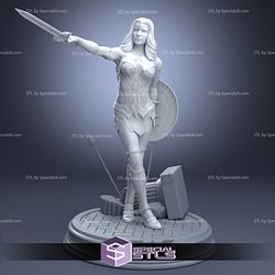 Wonder Woman 3D Model Standing