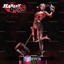 Harley Quinn Clown 3D Model V3