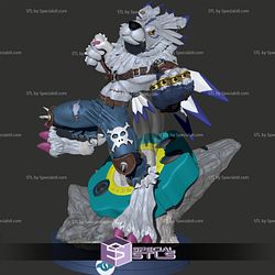Digimon Weregarurumon 3D Model