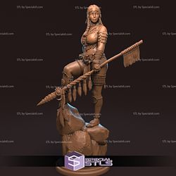 Yona the buffalo huntress 3D Model