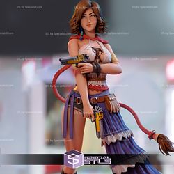 Yuna 3D Model from Final Fantasy