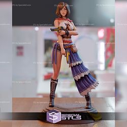 Yuna 3D Model from Final Fantasy