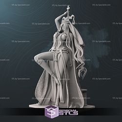Sword Maiden 3D Model Standing