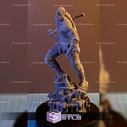 Kratos 3D Model Standing V3