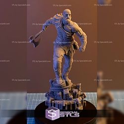 Kratos 3D Model Standing V3