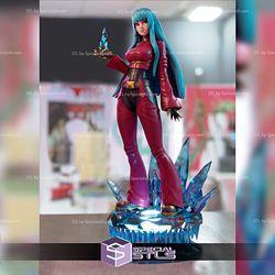 Kula Diamond 3D Model King of Fighter