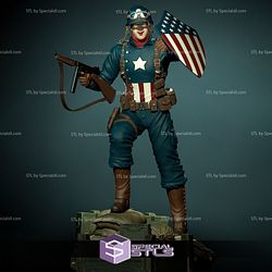 Captain America 1945 3D Model