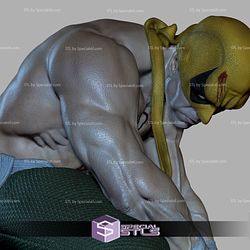 Iron Fist 3D Model Sitting Pose