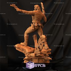 Snake Plissken 3D Model Standing