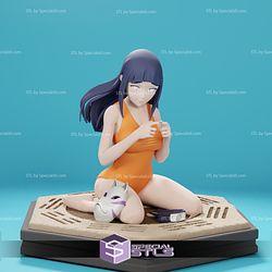 Hinata from Naruto The Last Movie 3D Print Model