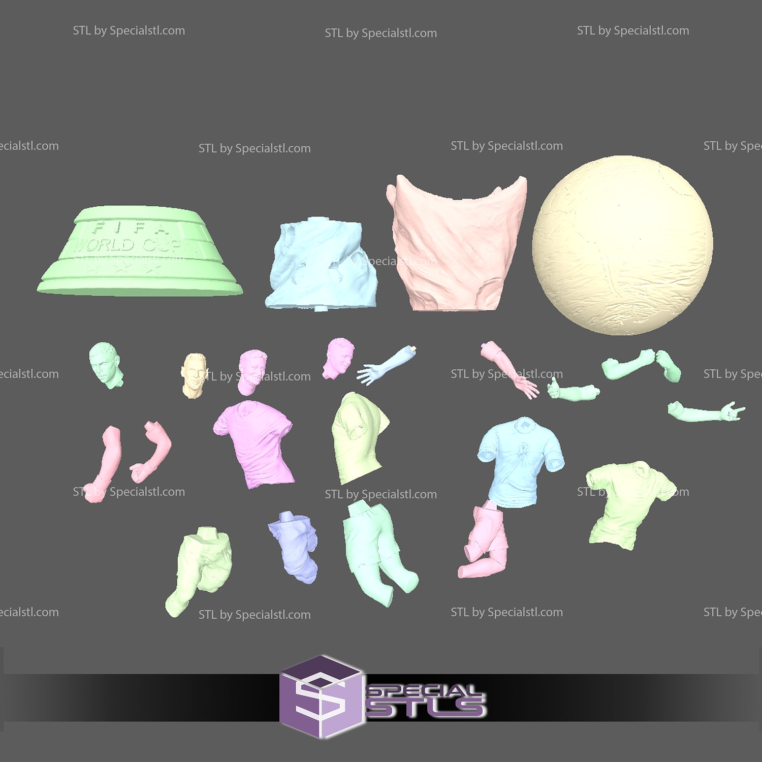 STL file MINI WORLD CUP MATE・3D print design to download・Cults