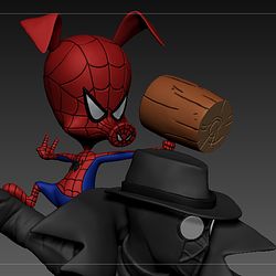Noir & Spiderman from Marvel