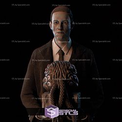 Howard Phillips Lovecraft 3D Model Standing