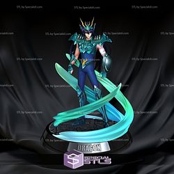 Dragon Shiryu 3D Model Standing