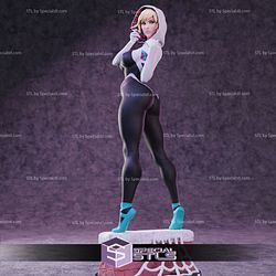 Gwen 3D Model Standing