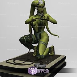 Oola Slave 3D Model Crouching