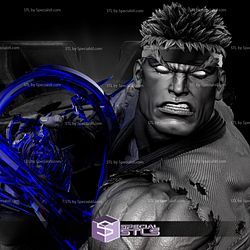 Ryu 3D Model Action Pose