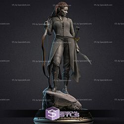 Tauriel Evangeline Lilly 3D Model from The Hobbit