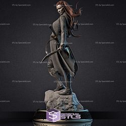 Tauriel Evangeline Lilly 3D Model from The Hobbit