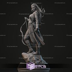 Tauriel Evangeline Lilly 3D Model from The Hobbit