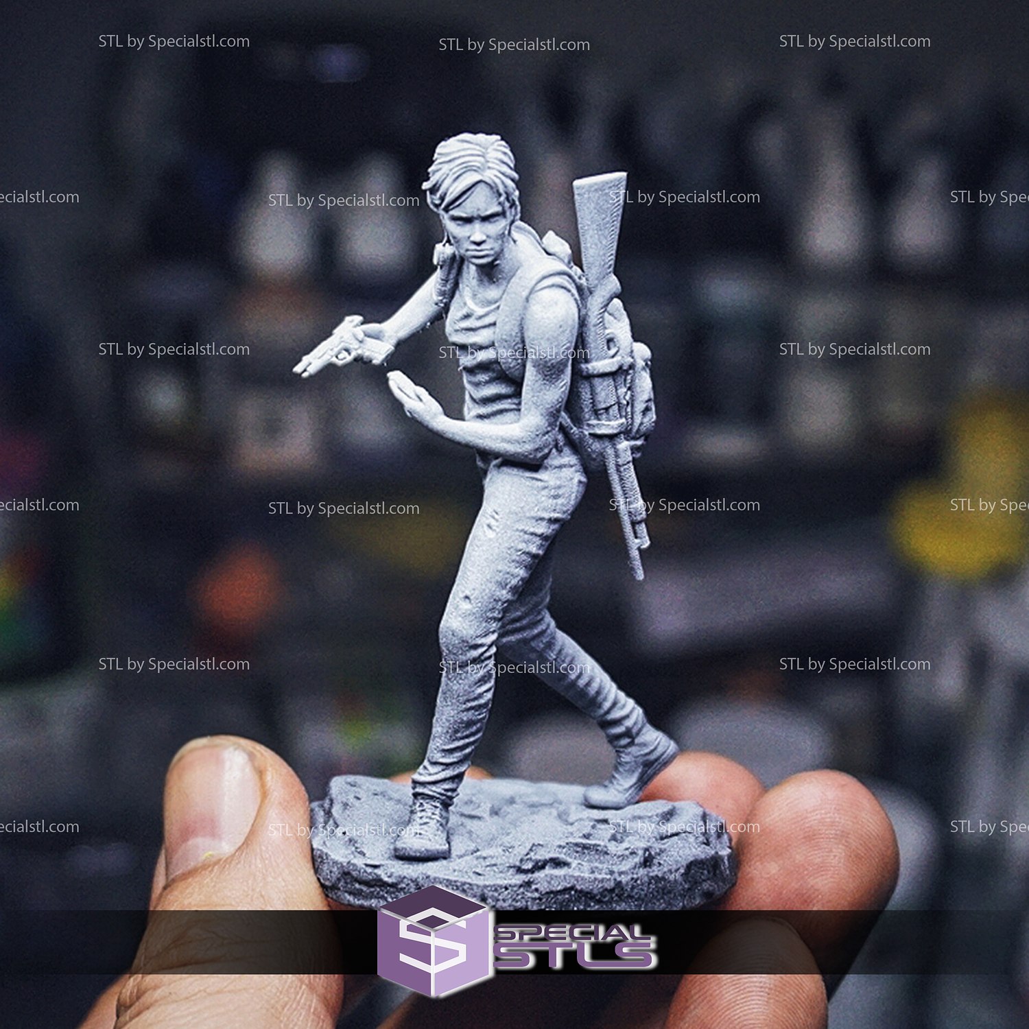 3D Printed Miniatures: Ellie Resin Model, Collectibles & Statues