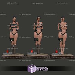 Sexy Cosplay Lara croft 3D Model