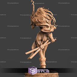 Red Monika 3D Model from Battle Chasers