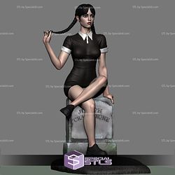 Wednesday Addams Adult NSFW 3D Model