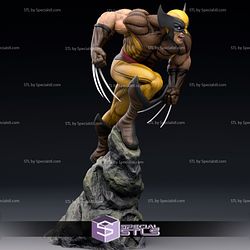 Wolverine 3D Model in Action V2