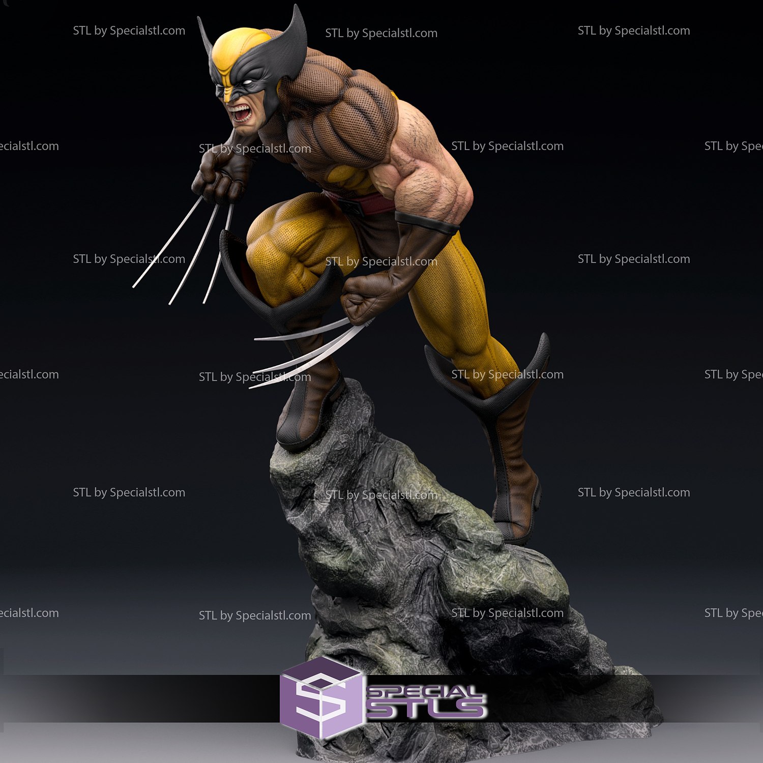 STL file Iron Wolverine MK Alpha・3D printer design to download・Cults